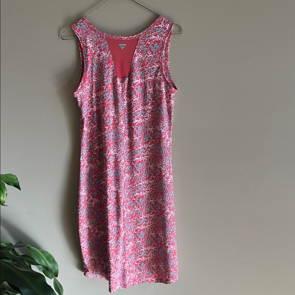 Columbia Pink and Blue Coral Activewear PFG dress - Picture 5 of 6